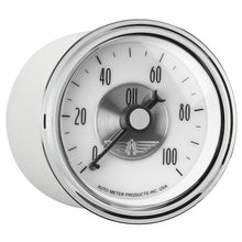 Load image into Gallery viewer, AutoMeter 2023 Prestige Series Pearl Oil Pressure Gauge