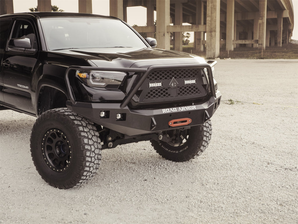 Road Armor 9161F4B Stealth Winch Front Bumper Fits 16-23 Tacoma