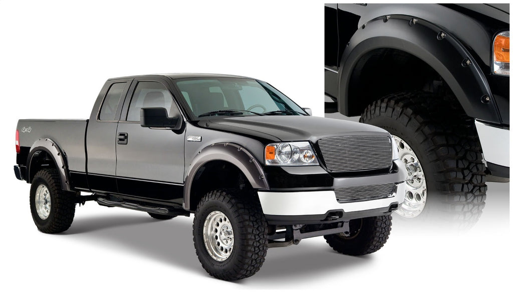 Bushwacker 20916-02 Pocket Style Fender Flares Fits 04-08 F-150 Mark LT