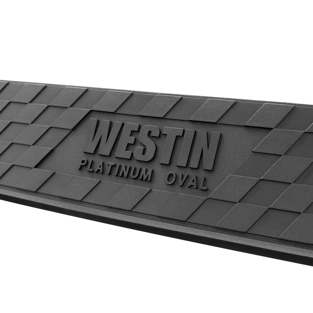 Westin 21-4125 Platinum 4 Oval Nerf Step Bars Fits Sierra 1500 Silverado 1500