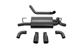 Corsa Performance 21014BLK Sport Axle-Back Exhaust System Fits Wrangler (JL)