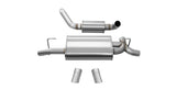 Corsa Performance 21015 Touring Axle-Back Exhaust System Fits Wrangler (JL)