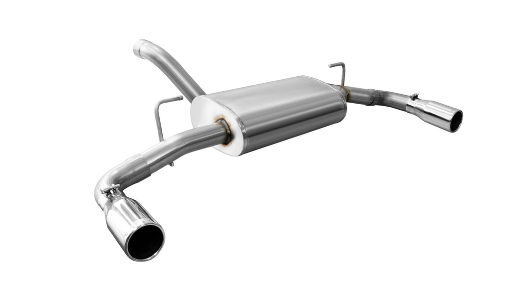 Corsa Performance 21016 Touring Axle-Back Exhaust System Fits Wrangler (JL)