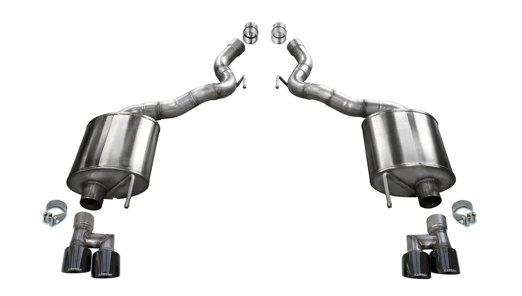 Corsa Performance 21050BLK Sport Axle-Back Exhaust System Fits 18-23 Mustang