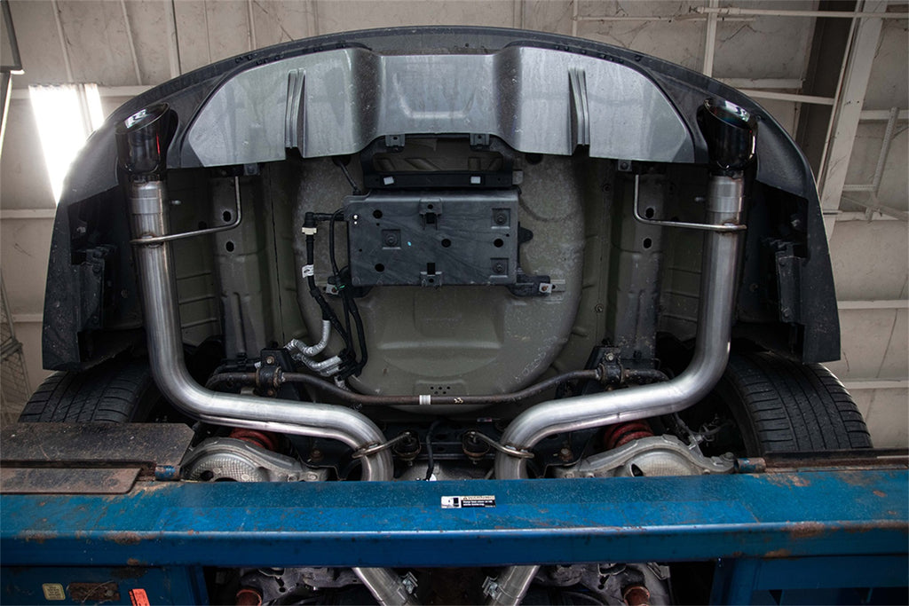 Corsa Performance 21086BLK Tack Axle-Back Exhaust System Fits 15-17 Mustang