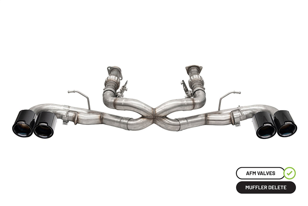 Corsa Performance 21102CFBLK Xtreme Cat-Back Exhaust System Fits 20-23 Corvette