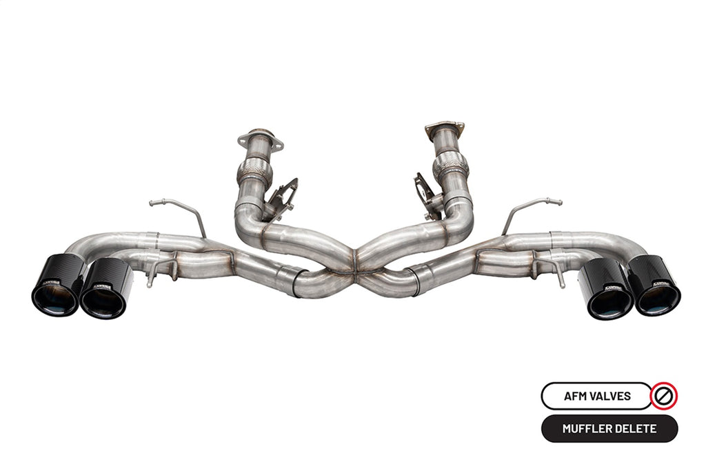 Corsa Performance 21104CFBLK Tack Cat-Back Exhaust System Fits 20-23 Corvette