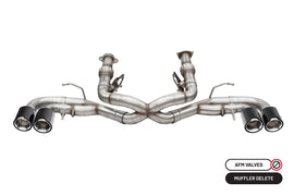 Corsa Performance 21104CF Tack Cat-Back Exhaust System Fits 20-23 Corvette