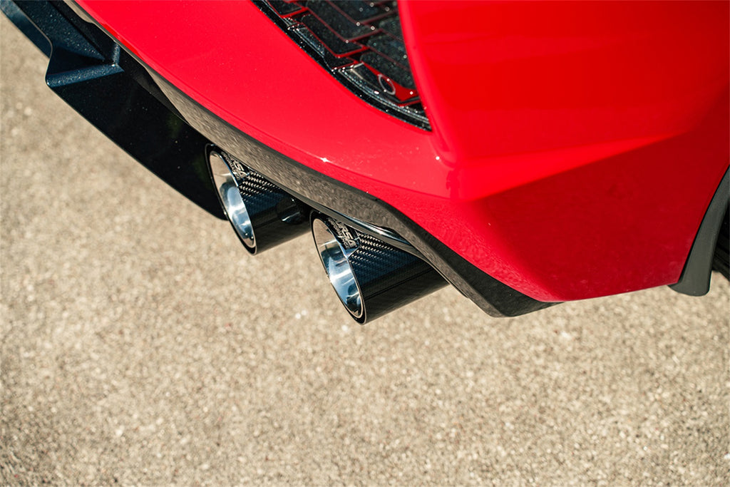 Corsa Performance 21104CF Tack Cat-Back Exhaust System Fits 20-23 Corvette