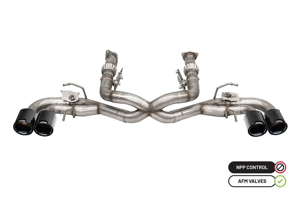 Corsa Performance 21106CFBLK Cat-Back Exhaust System Fits 08-23 Corvette