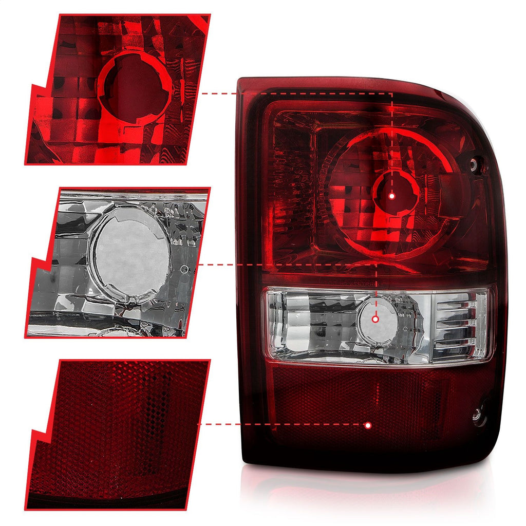 Anzo USA 211183 Tail Light Assembly Fits 01-11 Ranger