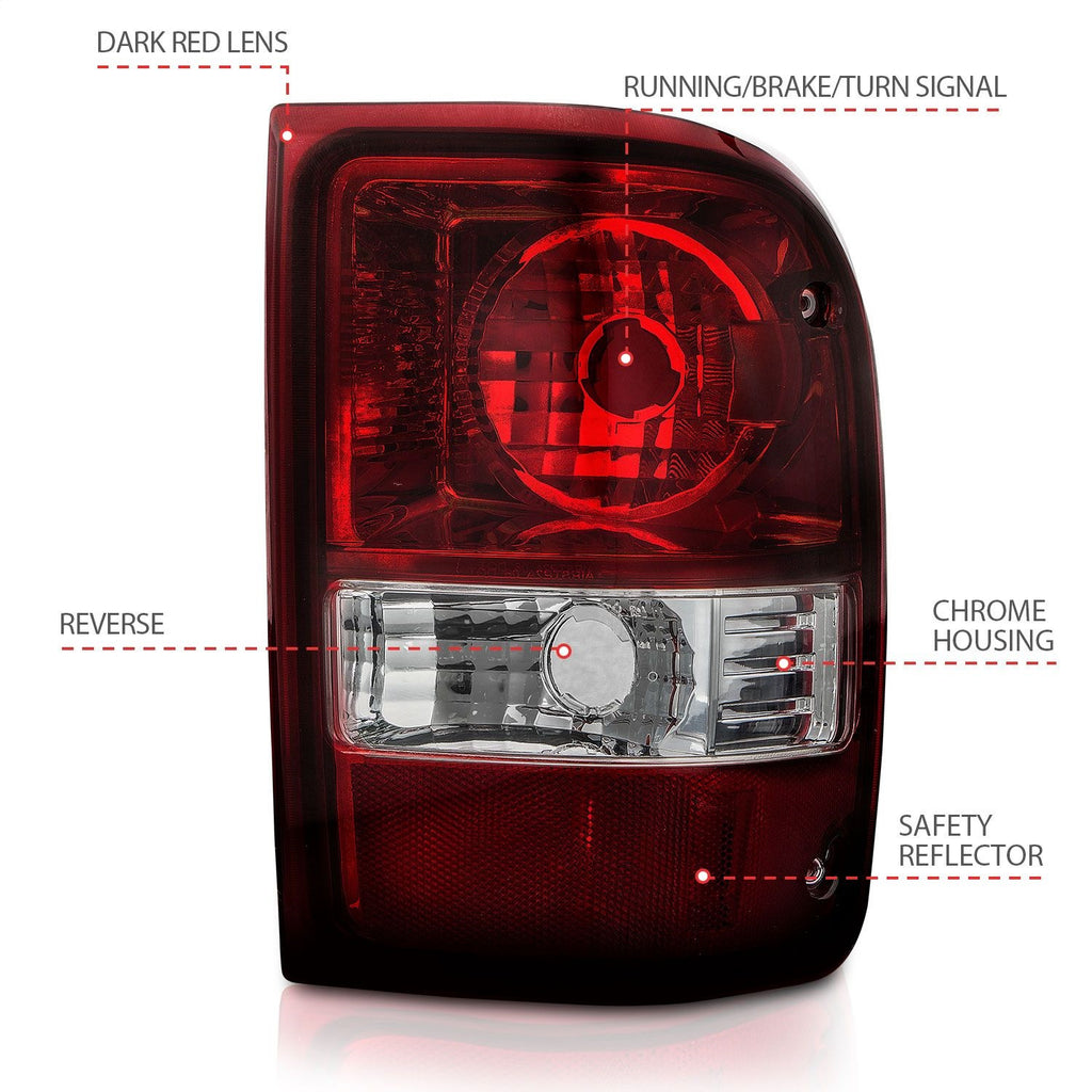 Anzo USA 211183 Tail Light Assembly Fits 01-11 Ranger