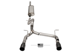 Corsa Performance 21124BLKUSA Sport Cat-Back Exhaust System Fits Wrangler (JL)