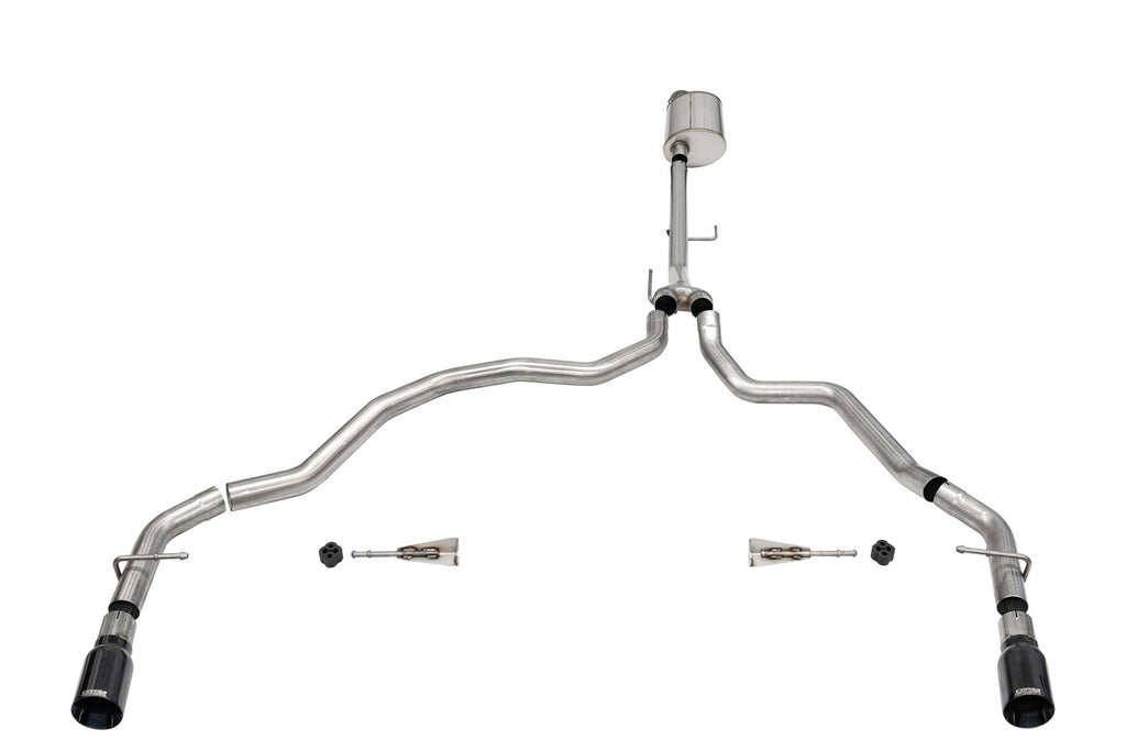 Corsa Performance 21155BLK Sport Cat-Back Exhaust System Fits 21-23 F-150