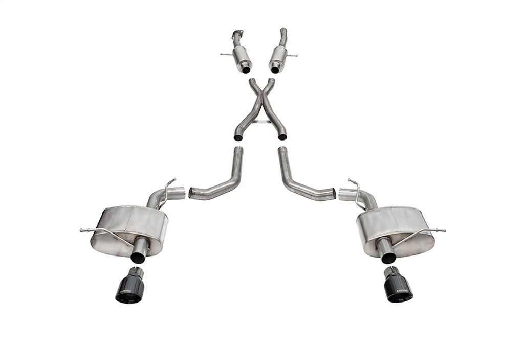 Corsa Performance 21195BLK Sport Cat-Back Exhaust System Fits 21-23 Durango
