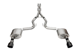 Corsa Performance 21250BLK Xtreme Cat-Back Exhaust System Fits 24 Mustang