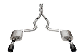 Corsa Performance 21255BLK Sport Cat-Back Exhaust System Fits 24 Mustang