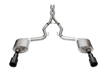 Load image into Gallery viewer, Corsa Performance 21255CFBLK Sport Cat-Back Exhaust System Fits 24 Mustang