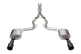 Corsa Performance 21255CFBLK Sport Cat-Back Exhaust System Fits 24 Mustang