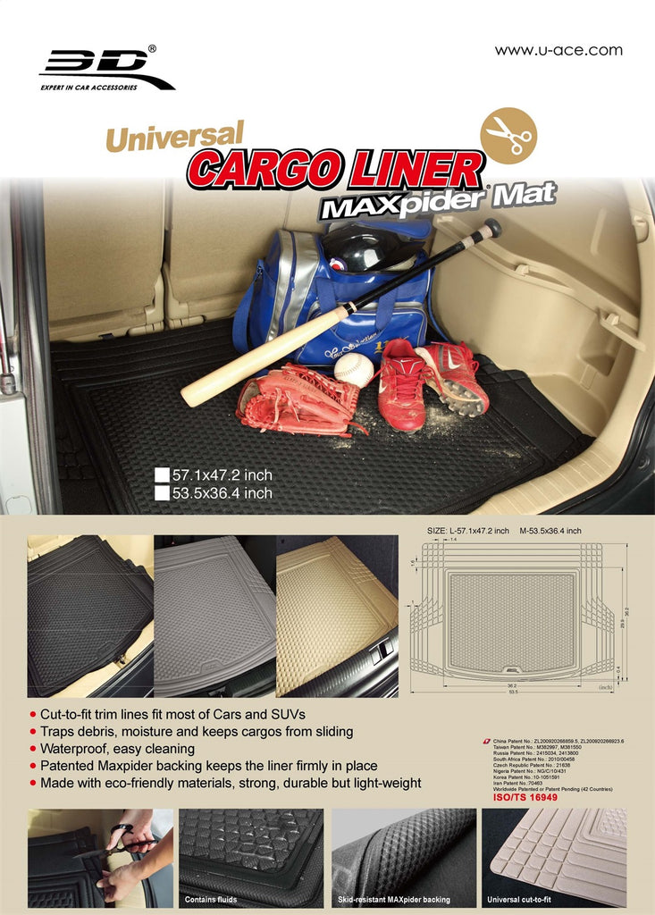 3D MAXpider 2175M-01 Universal Cargo Liner