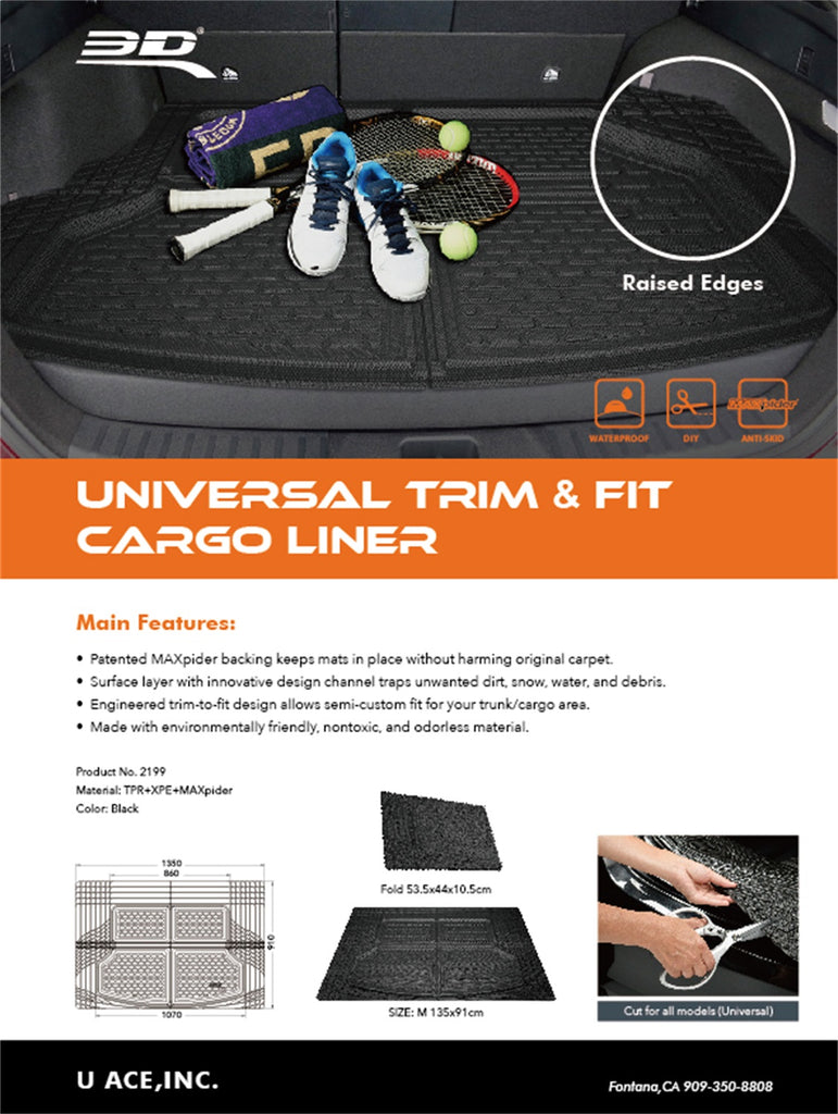 3D MAXpider 2199M-09 Universal Cargo Liner