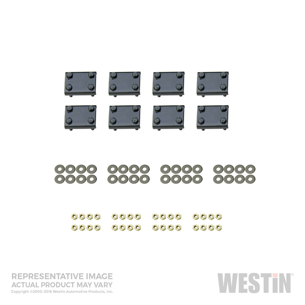 Westin 22-1815 Premier Oval Nerf Step Bar Mount Kit Fits 07-12 Santa Fe