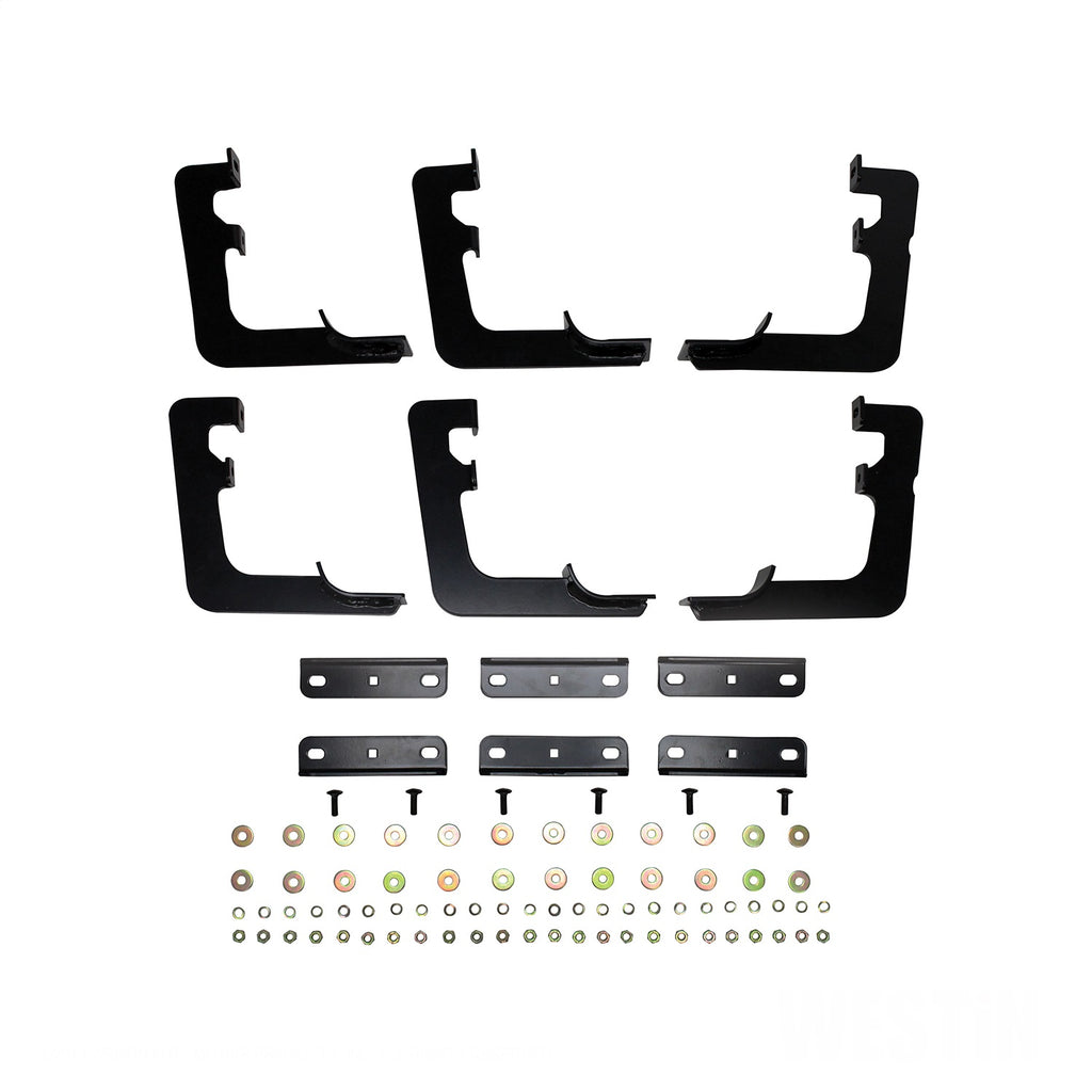 Westin 22-2245 Premier Oval Nerf Step Bar Mount Kit Fits 19-24 1500