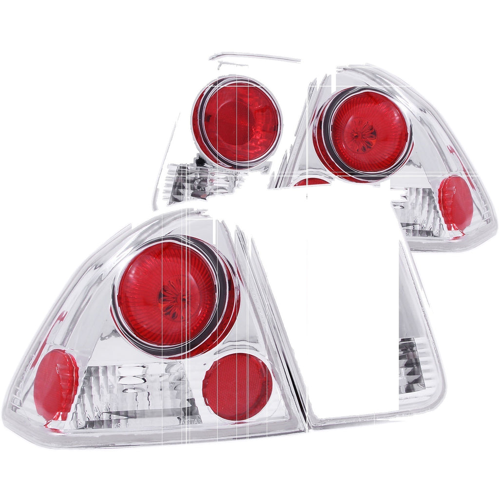 Anzo USA 221047 Tail Light Assembly Fits 01-05 Civic