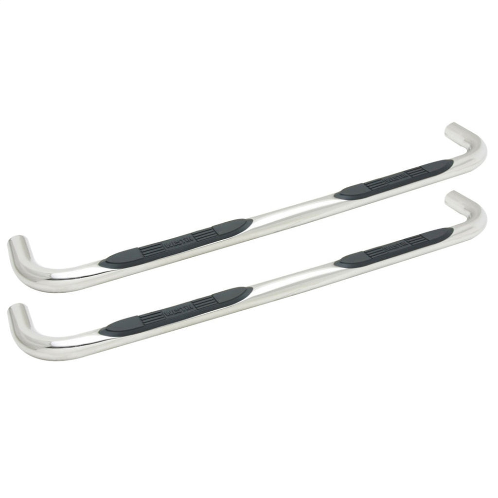 Westin 23-0970 E-Series 3 Round Nerf Step Bars Fits 97-06 Wrangler (TJ)