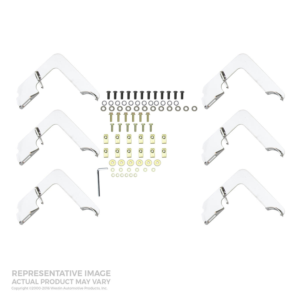 Westin 23-73920 E-Series 3 Round Nerf Step Bars Fits 15 F-150