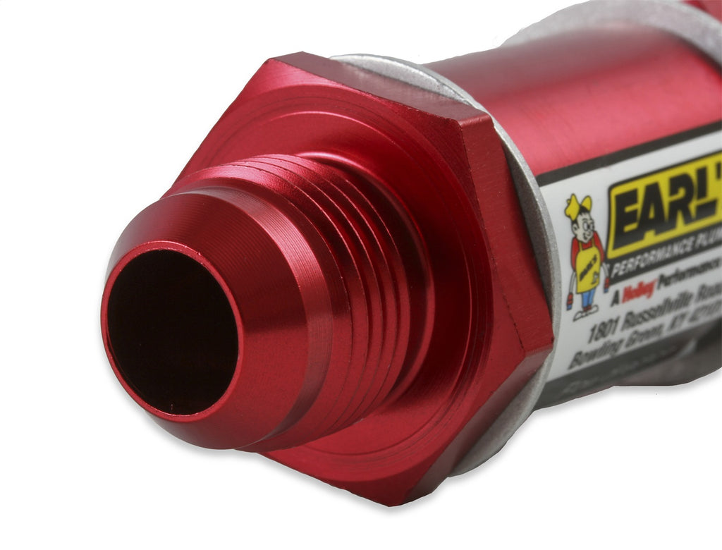Earls Plumbing 230210ERL Aluminum In-Line Fuel Filter