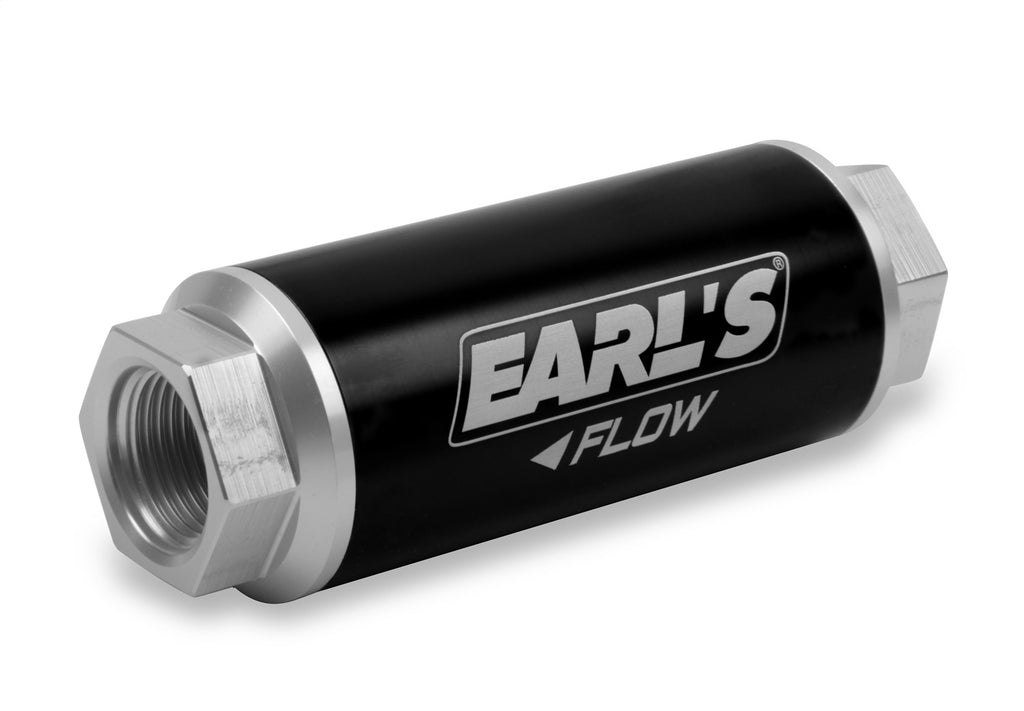 Earls Plumbing 230610ERL Billet Aluminum In-Line Fuel Filter