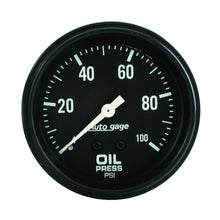 Load image into Gallery viewer, AutoMeter 2312 Autogage Oil Pressure Gauge