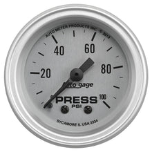 Load image into Gallery viewer, AutoMeter 2334 Autogage Mechanical Oil Pressure Gauge