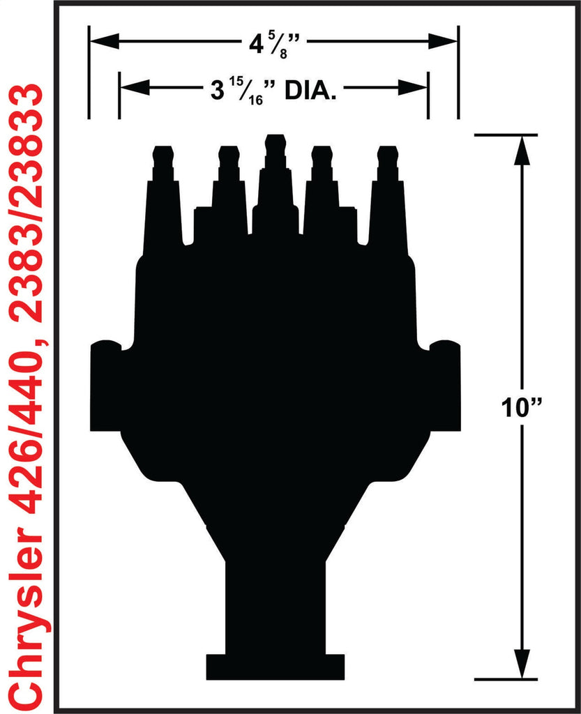 MSD Ignition 23833 Pro-Billet EFI Dual Sync Distributor