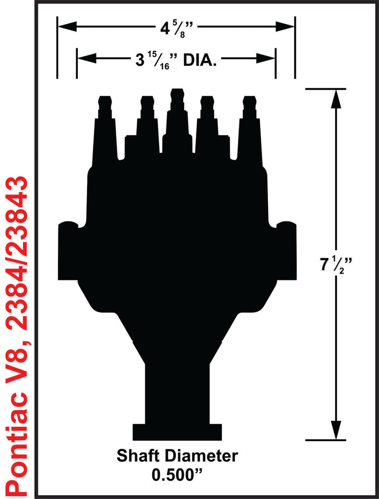 MSD Ignition 2384 Pro-Billet EFI Dual Sync Distributor