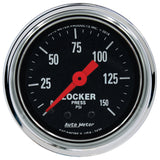 AutoMeter 2430 Traditional ChromeAir Locker Mechanical Pressure Gauge