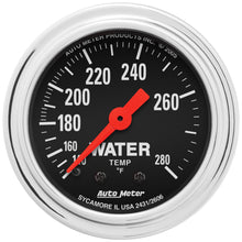 Load image into Gallery viewer, AutoMeter 2431 Traditional Chrome Mechanical Water Temperature Gauge