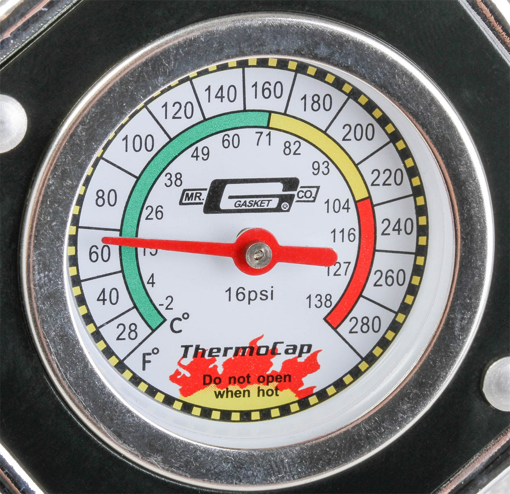 Mr Gasket 2476BK Thermocap Radiator Cap