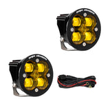 Baja Design 247816 Squadron-R SAE Pair LED Spot Amber