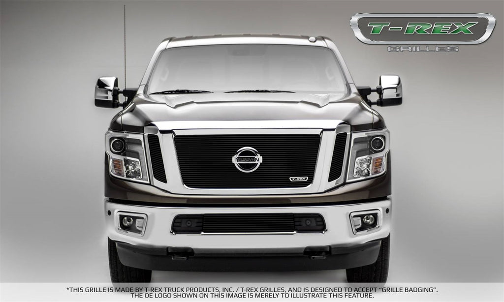 T-Rex Grilles 25785B Billet Series Bumper Grille Fits 16 Titan XD