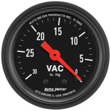 AutoMeter 2610 Z-Series Mechanical Vacuum Gauge