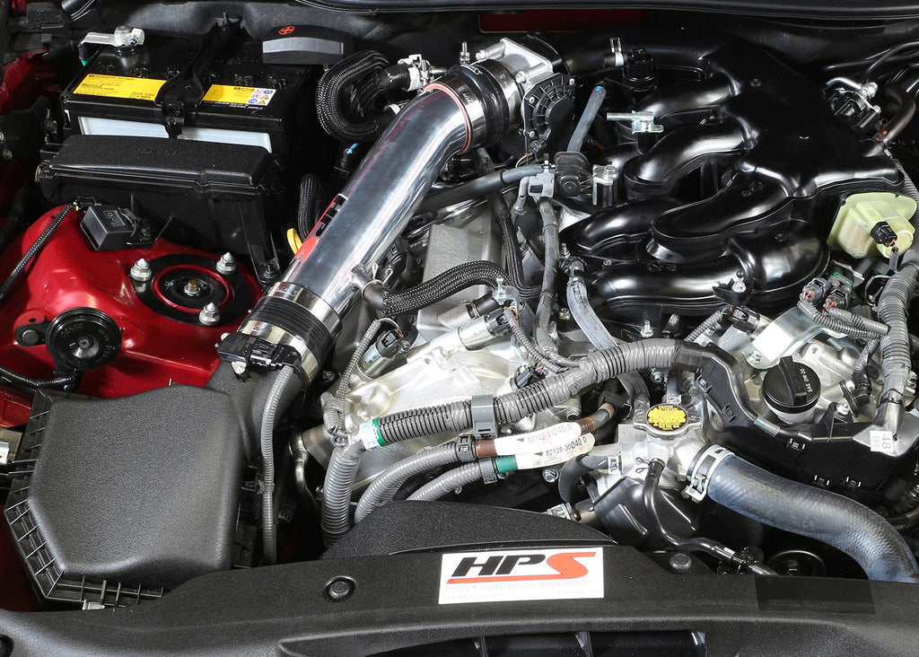 HPS 27-560P Polish Shortram Post MAF Air Intake Pipe Cool Short Ram SRI