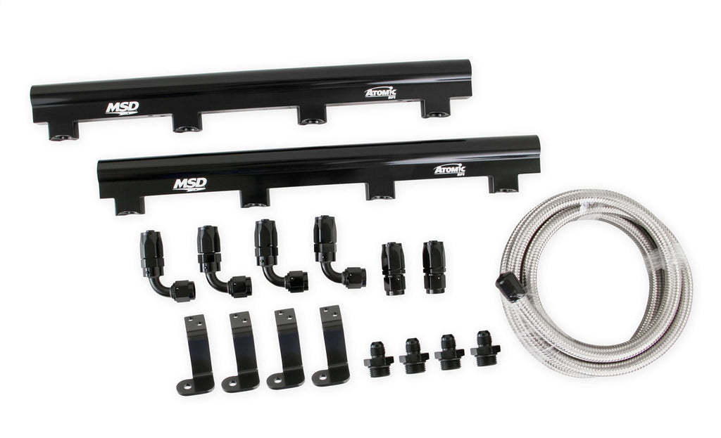 MSD Ignition 2723 MSD Atomic EFI Billet Fuel Rail Kit Fits 06-15 Camaro Corvette