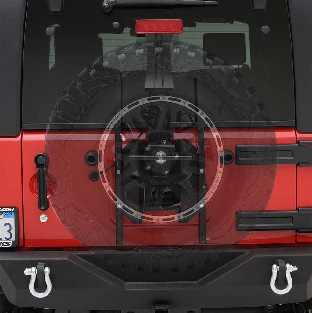 Smittybilt 2743 SRC Oversized Tire Carrier Mount Fits 07-18 Wrangler (JK)