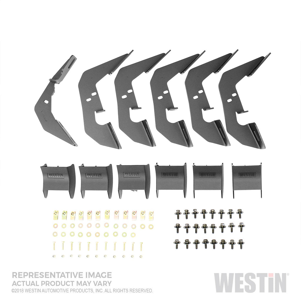 Westin 28-71080 R7 Nerf Step Bars Fits F-150 F-250 Super Duty F-350 Super Duty