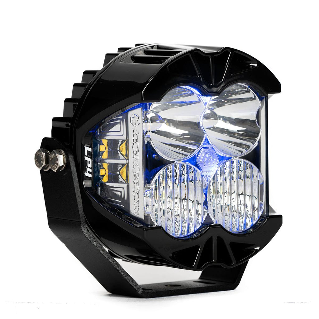 Baja Designs 290015 LP4 Pro LED Auxiliary Light Pod - Driving/Combo Clear & Blue