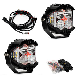 Baja Designs 297814 LP4 Pro LED Auxiliary Light Pod Driving/Combo Clear & Red