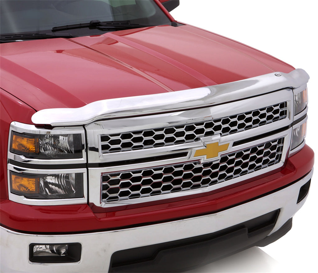 Auto Ventshade 680947 Chrome Hood Shield Fits Sierra 2500 HD Sierra 3500 HD