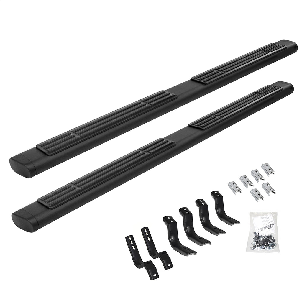 Go Rhino 686404987T 6 in. OE Xtreme Side Steps w/Mounting Brackets Kit